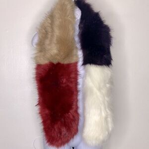 Forever 21 Multicolor Faux Fur Scarf